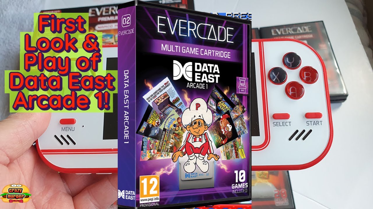 Evercade Data East Arcade 1 — первый взгляд и игра!