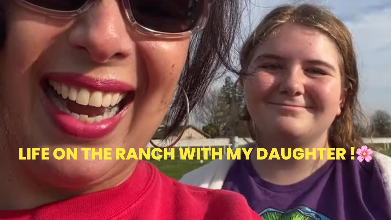 Life on the Ranch With My Daughter 🐓🌸 Feeding Animals, Collecting Eggs & Honest Farm Talk