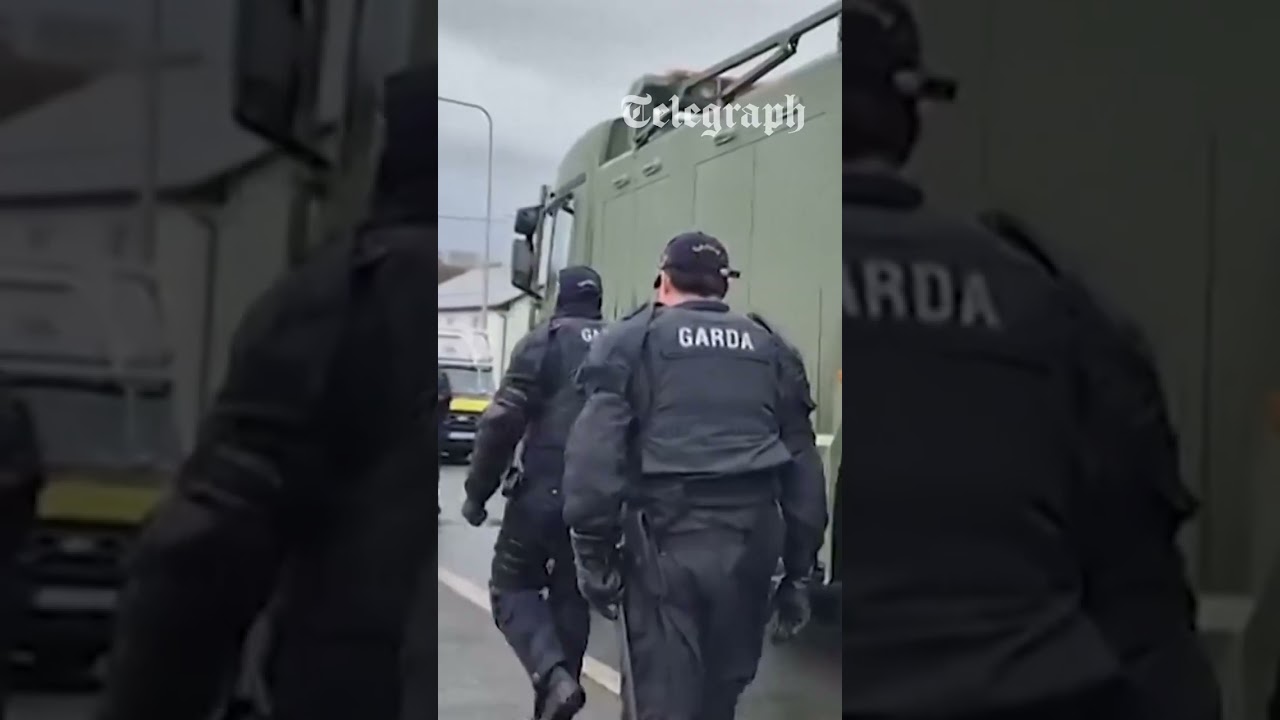 Ирландия ввела войска и полицию для подавления протеста против строительства нефтеперерабатывающе...