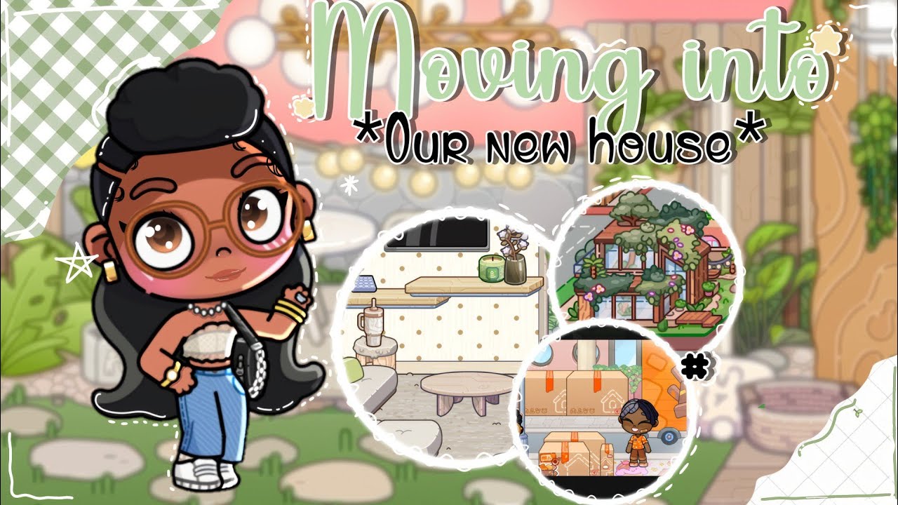 🌷🤍On déménage dans notre *Nouvelle Maison 🏡*||Rp avatar world|| #comeback 🤗