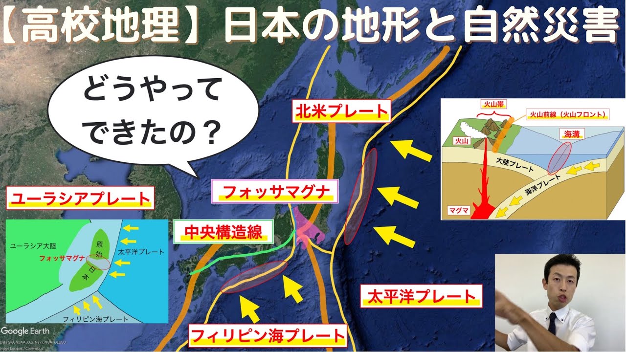 【高校地理】2-11. 日本の地形、地震・火山 | 2. 世界の地形