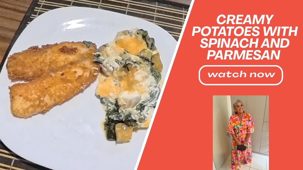 🥔 Creamy Potatoes with Spinach & Parmesan