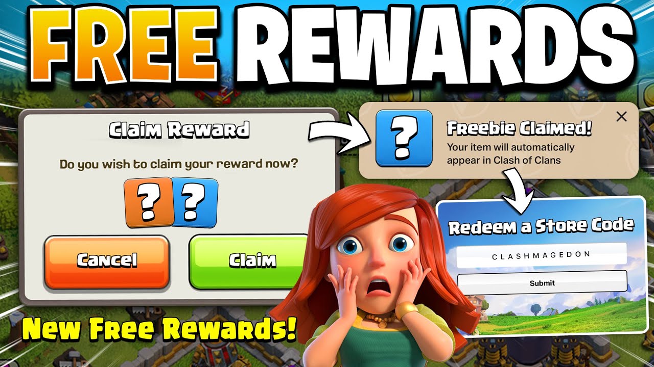 FREE Rewards Redeem Code by Supercell for Everyone to Claim in Clash of Clans!