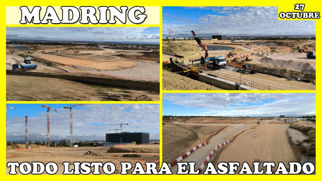 🚧 MADRING: TODO LISTO PARA EL ASFALTADO DEL CIRCUITO DE FÓRMULA 1 EN MADRID | 27 OCTUBRE 2025 🚧