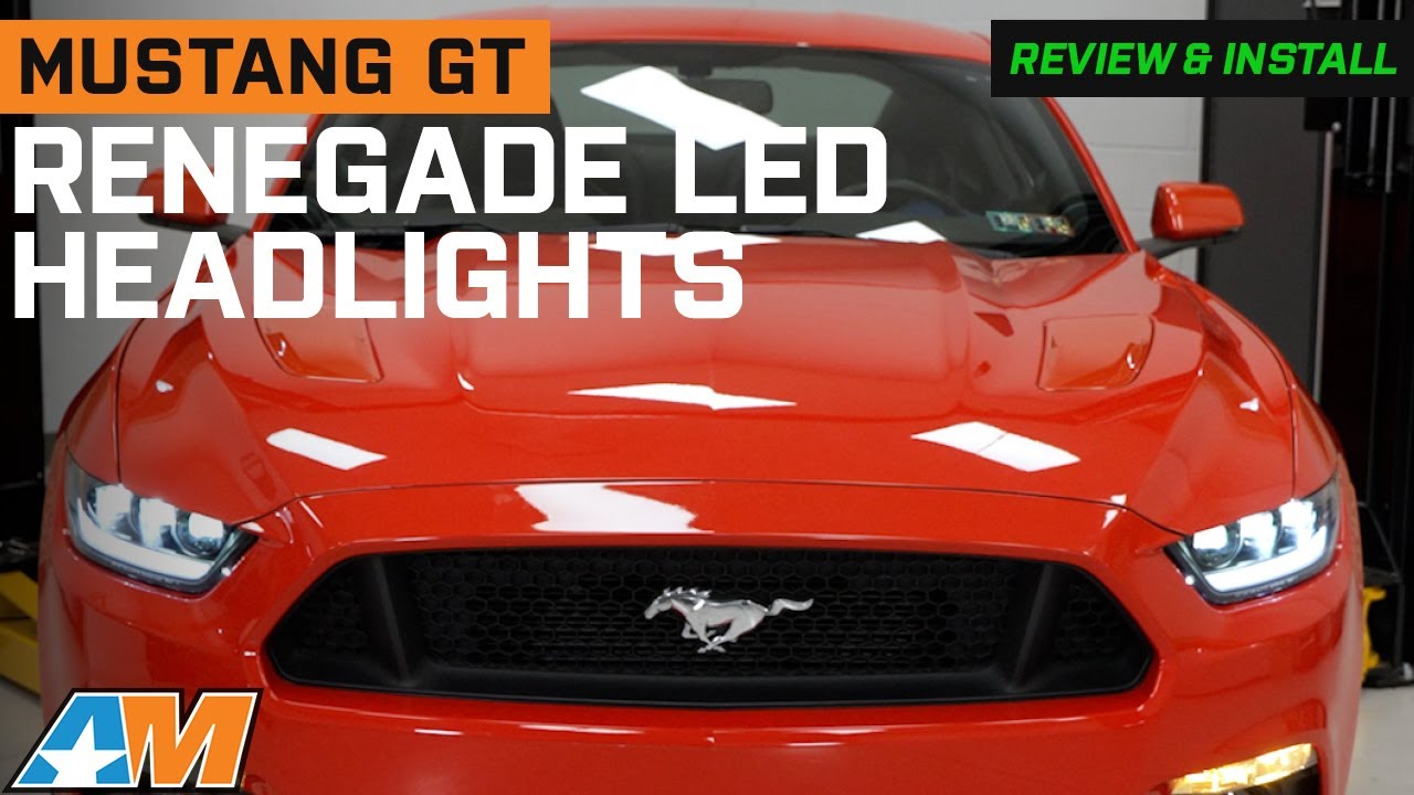 2015-2023 Mustang GT Renegade Series LED Headlights Review & Install
