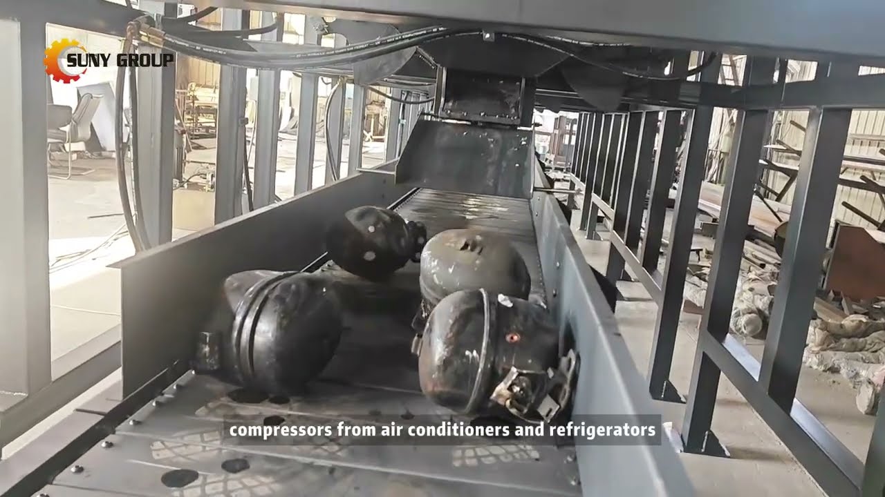 Compressor Scrap Dismantling & Recycling Line | Efficient AC/Fridge Compressor Recycling Solution