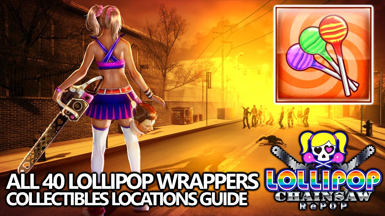 Lollipop Chainsaw RePOP - All 40 Lollipop Wrapper (Collectibles) Locations Guide