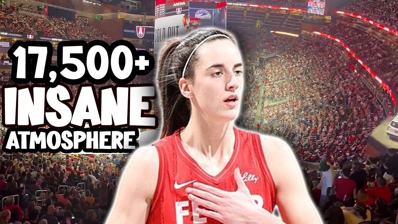 Insane 😲: Caitlin Clark's Priceless Reaction To To Record-Breaking  Crowd At Atlanta Arena
