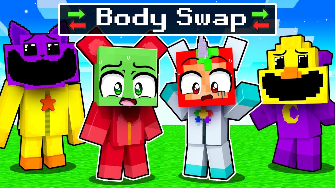 Smiling Critters BODY SWAP in Minecraft!