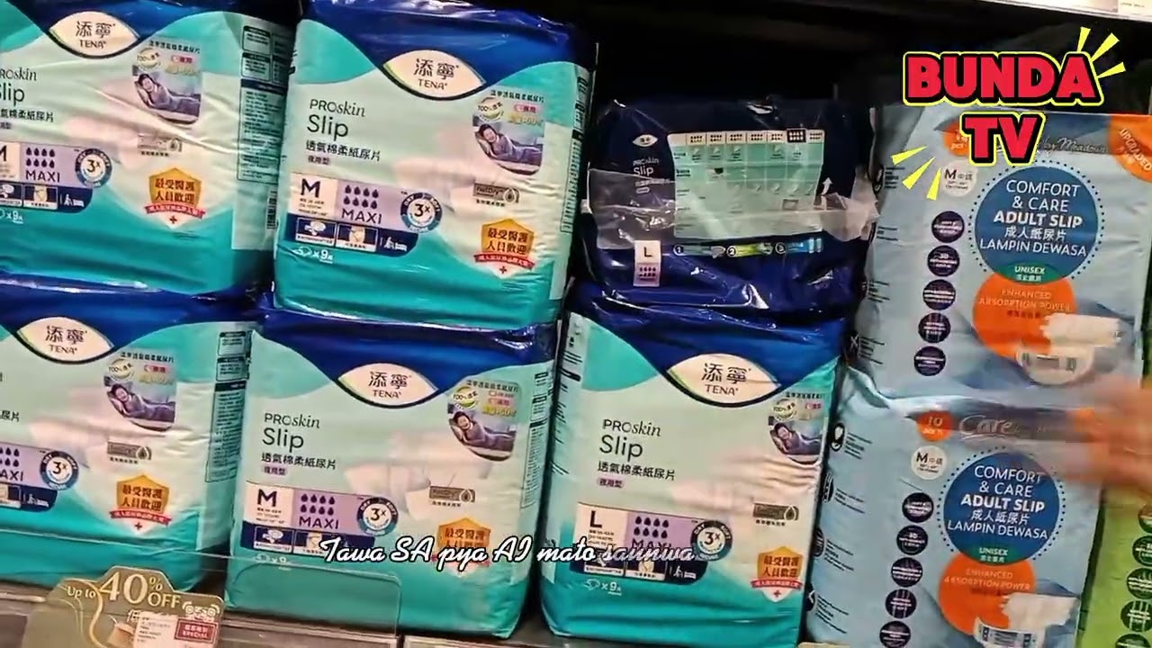 Jalan kaki menuju ke supermarket membutuhkan waktu 50menit