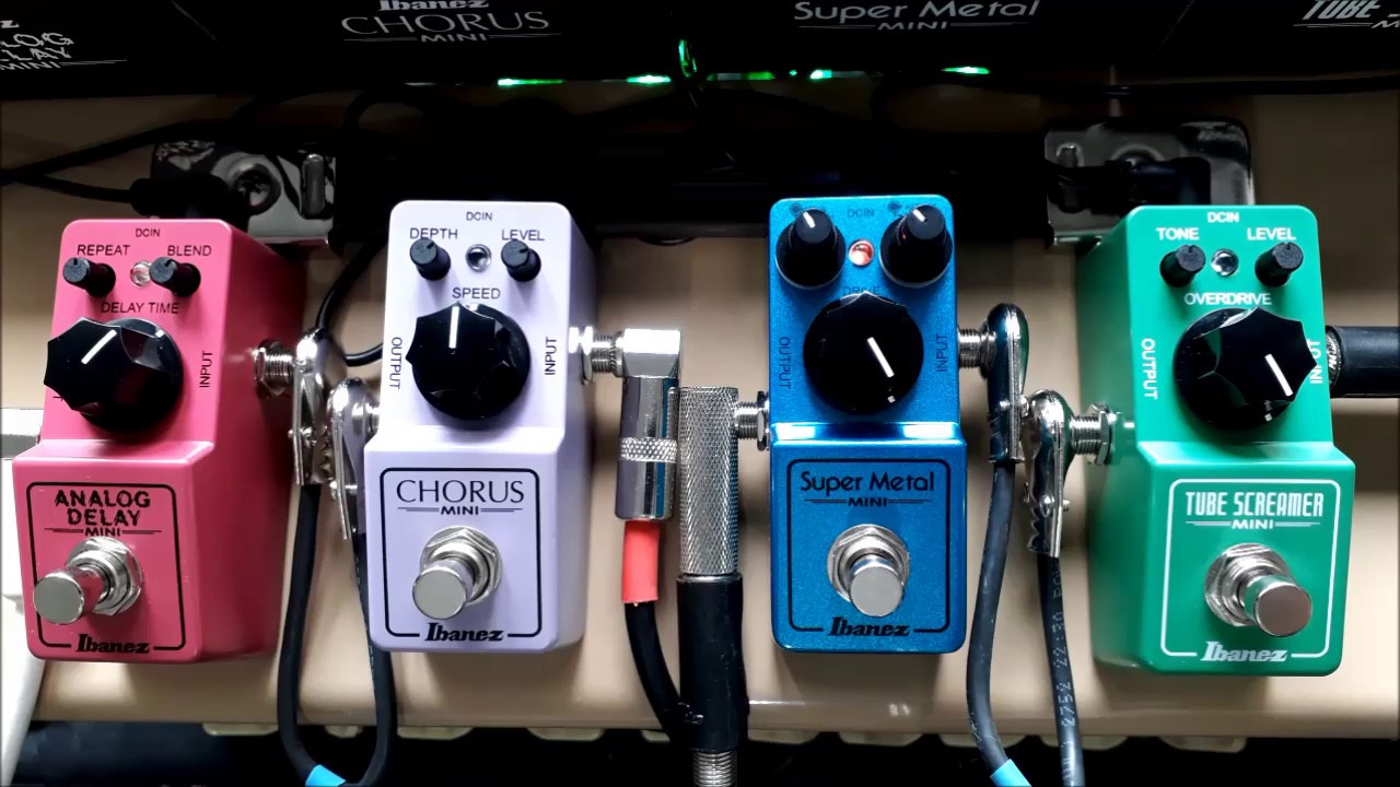 Ibanez TS Mini, SM Mini, CS Mini & AD Mini Full Demo oficial Promusica por Mauro Cordero (100%Tone)