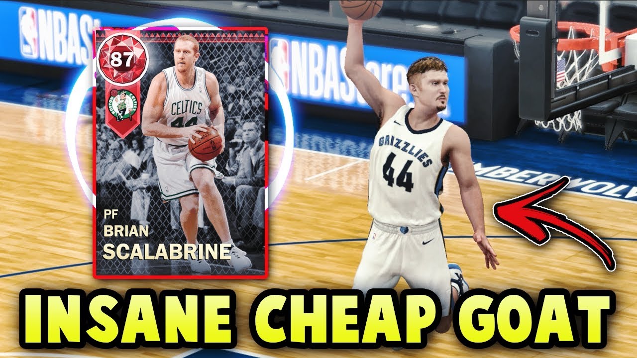 NBA 2K18 1K MT RUBY GOAT BRIAN SCALABRINE IS A CHEAP BUDGET BEAST!! *95 3 POINT* | NBA 2K18 MyTEAM!!