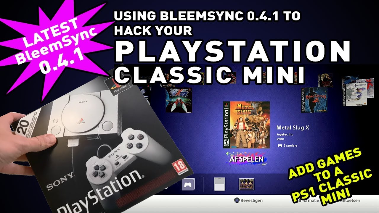 Adding games to Playstation Classic Mini with BleemSync 0.4.1 PS1 Classic Hack