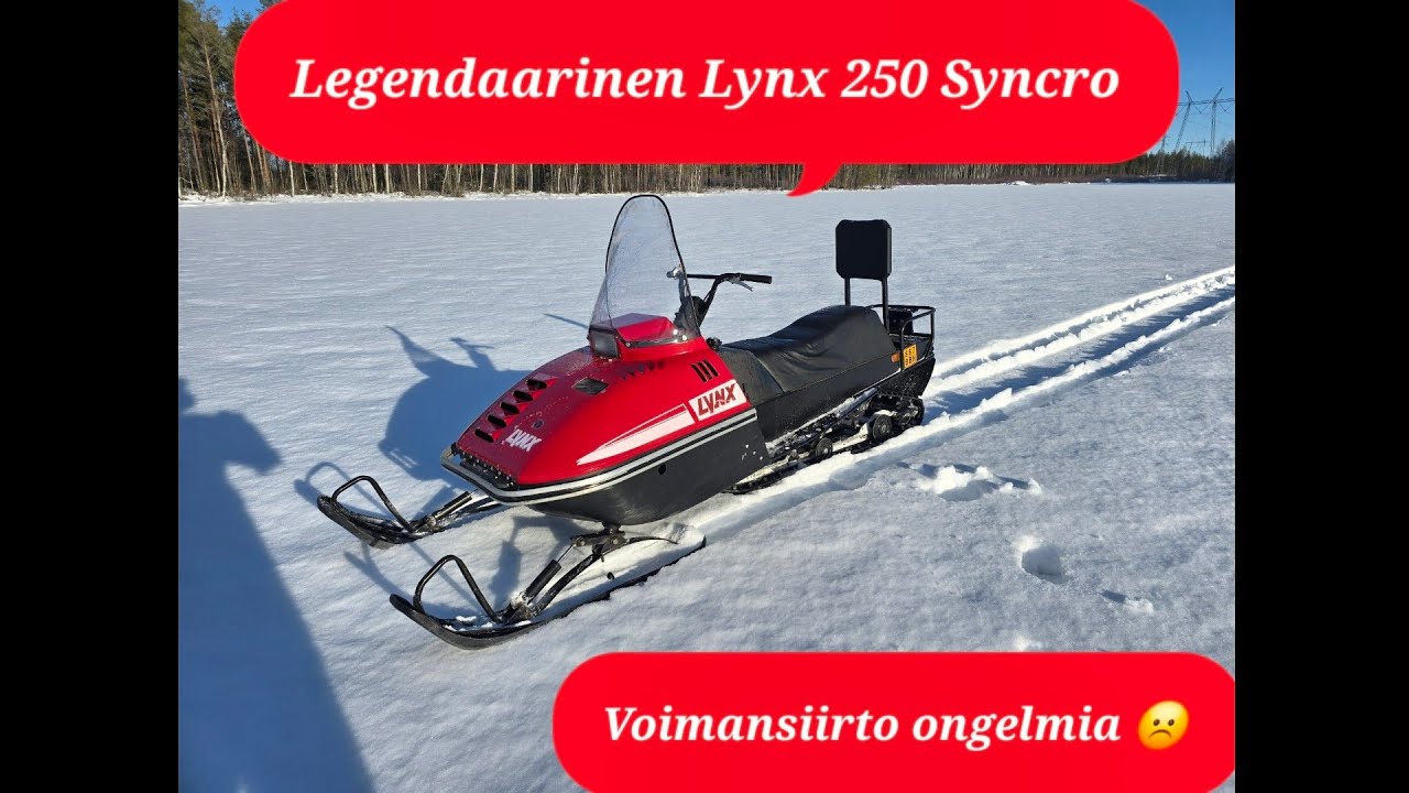 Legendaarinen Lynx 250 Syncro ja variaattorin kirous – Täysin jumissa! 