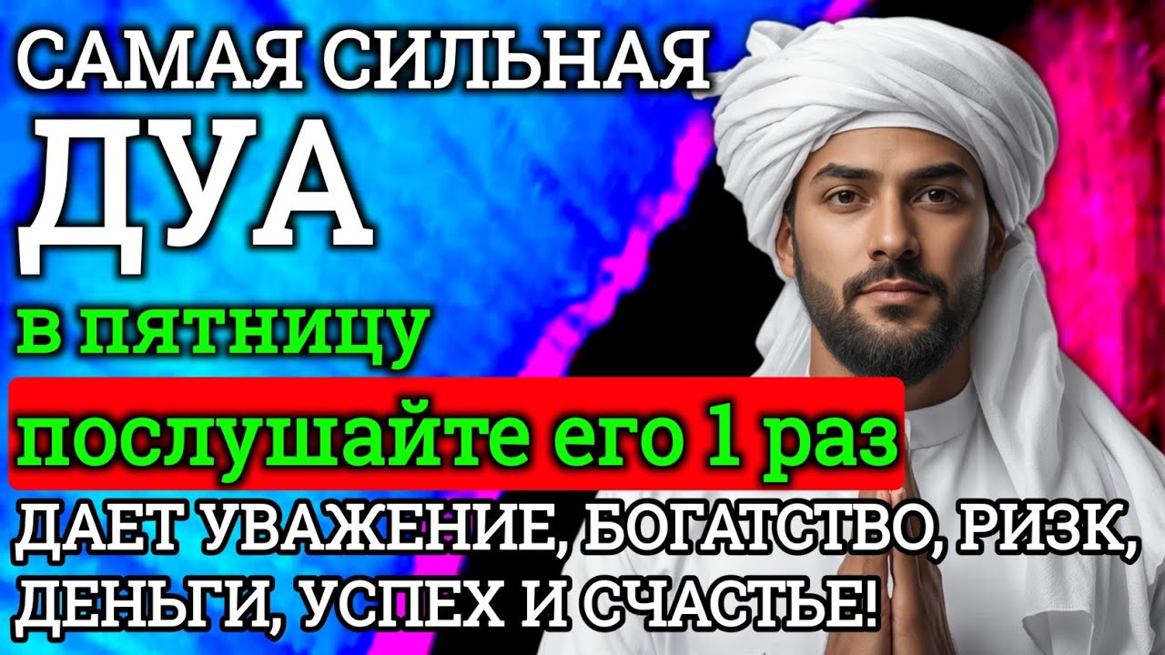 💯САМАЯ СИЛЬНАЯ Дуа в пятницу Все желания сбываются! #дуа