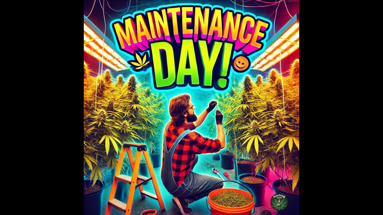 🌿 Cannabis Maintenance Day: Keep Your Plants Healthy & Thriving! ⚡