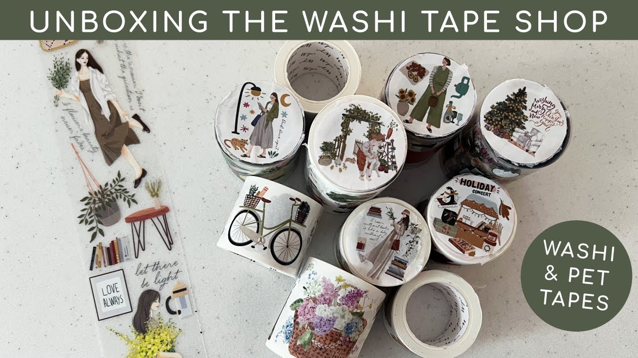 PET & WASHI TAPE UNBOXING 📦 | THE WASHI TAPE SHOP | MAY 2024