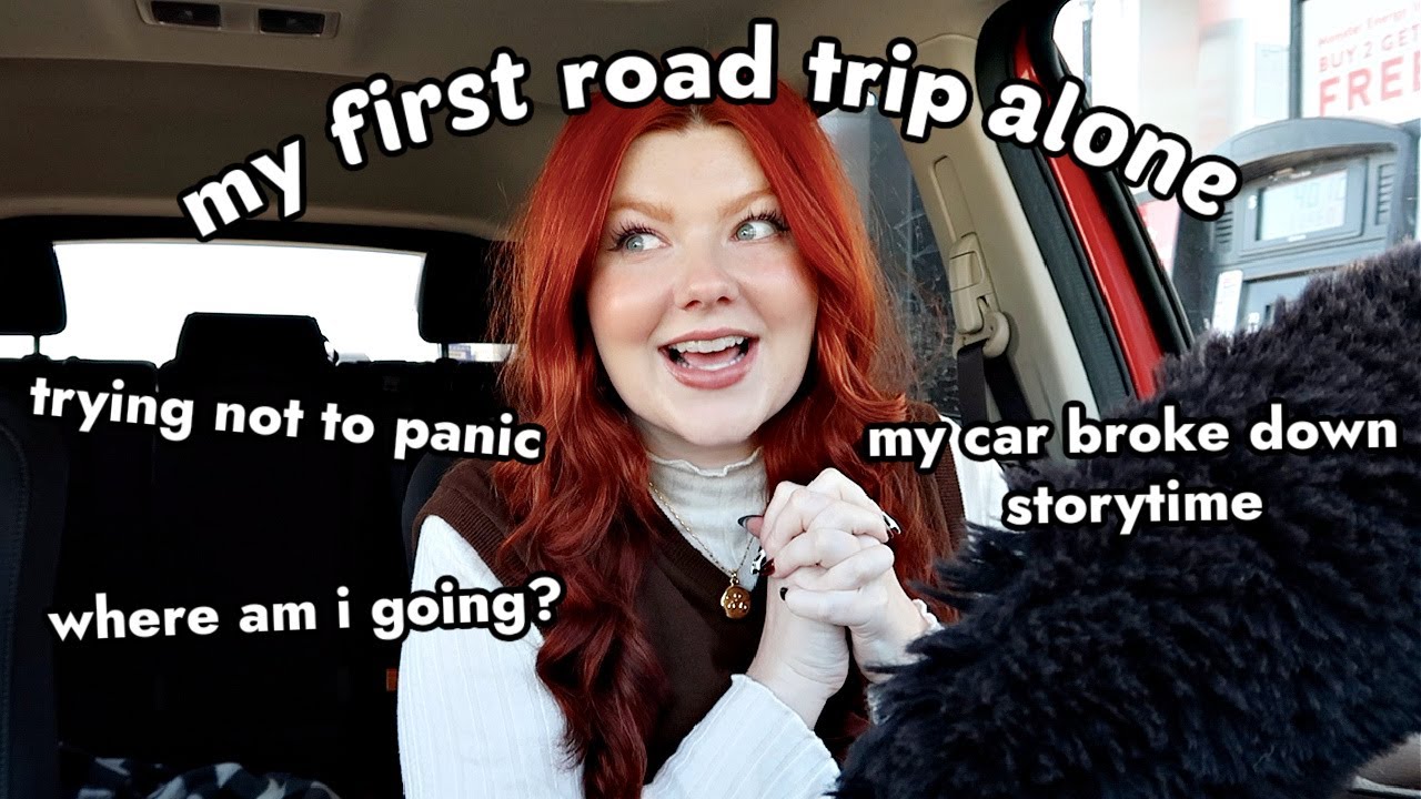 MY FIRST SOLO TRIP!! Road trip with me while I try not to panic!