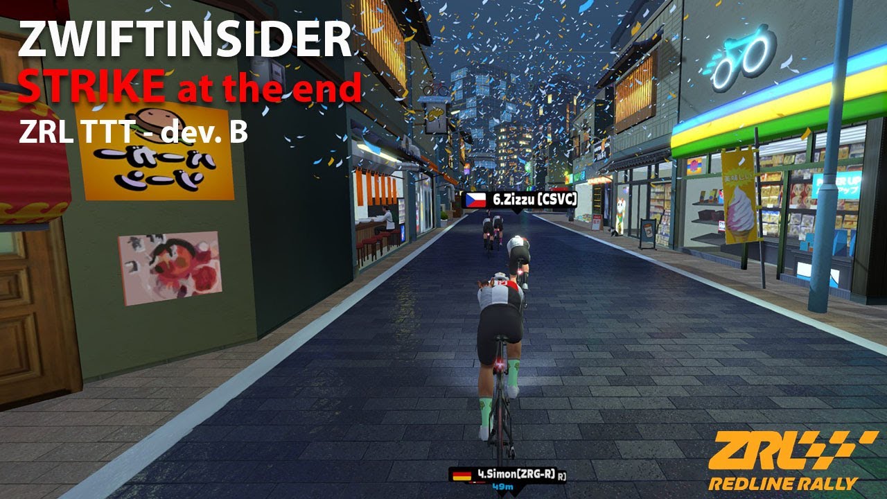 ZRL TTT - Neon Shore Loop | Eric Schlange aka Zwiftinsider strike