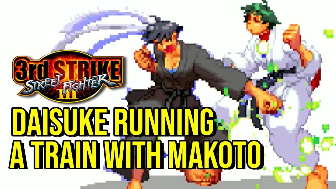 3rd Strike - Daisuke running a train with Makoto @ NLBC 205 [4k/60fps]