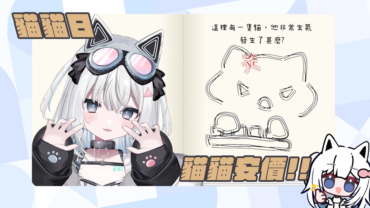 〖#貳貳&貓貓日活動〗這裡有一隻貓，他非常生氣。發生了什麼呢？｜🤖量產型猫飼步歌貳貳機🐱 Fuka22