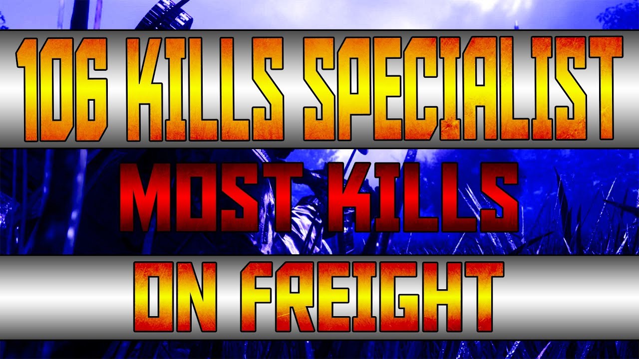 Ghosts: 106 Kills Specialist on Freight! The Best CoD Maps