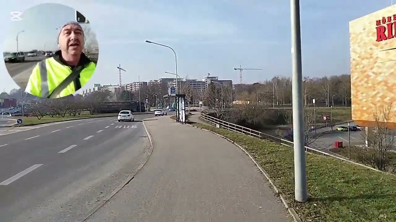 #Heilbronn #Salaklar #Caddeler #Almanya 🇩🇪 #Kanal #Köprüler #Neckar #Nehir 