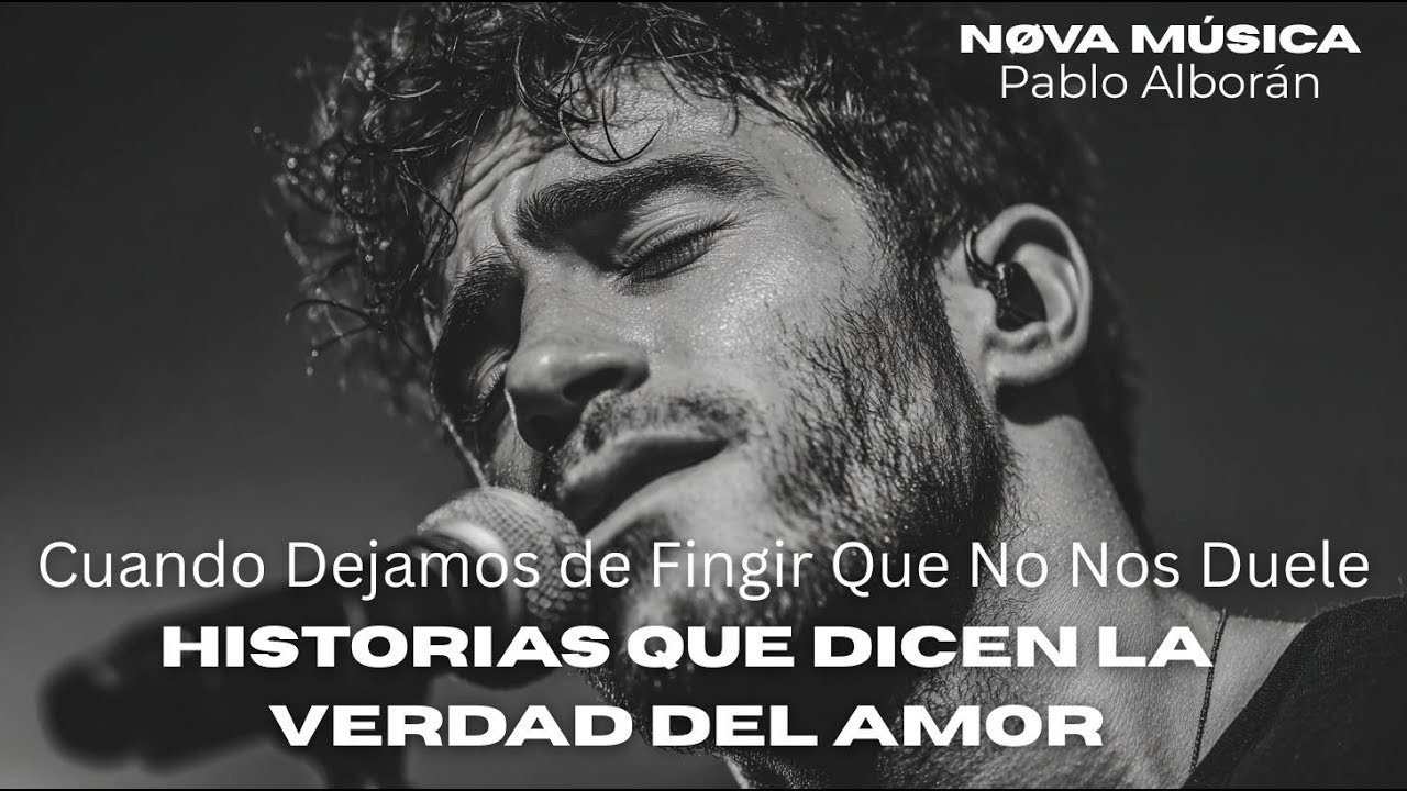 Pablo Alborán – Te Dejé Ir Pero No Te Fuiste l Canciones Para Quien Aún No Sabe Olvidar -Nova Musica