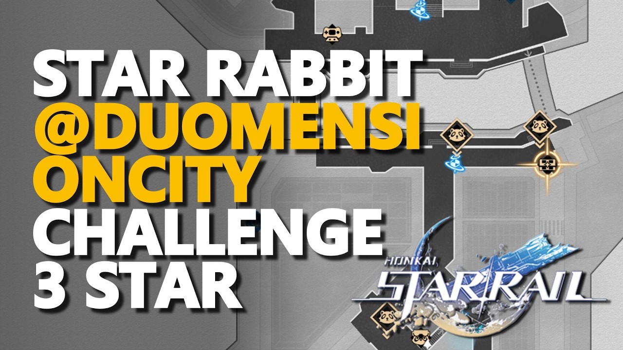 Star Rabbit @DuomensionCity Challenge 3 star Honkai Star Rail