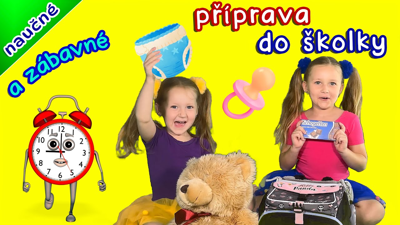 Příprava do školky 🎒 Zábavné a interaktivní učení hrou + Motivační písnička pro děti | ❤️ Sofinka ❤️