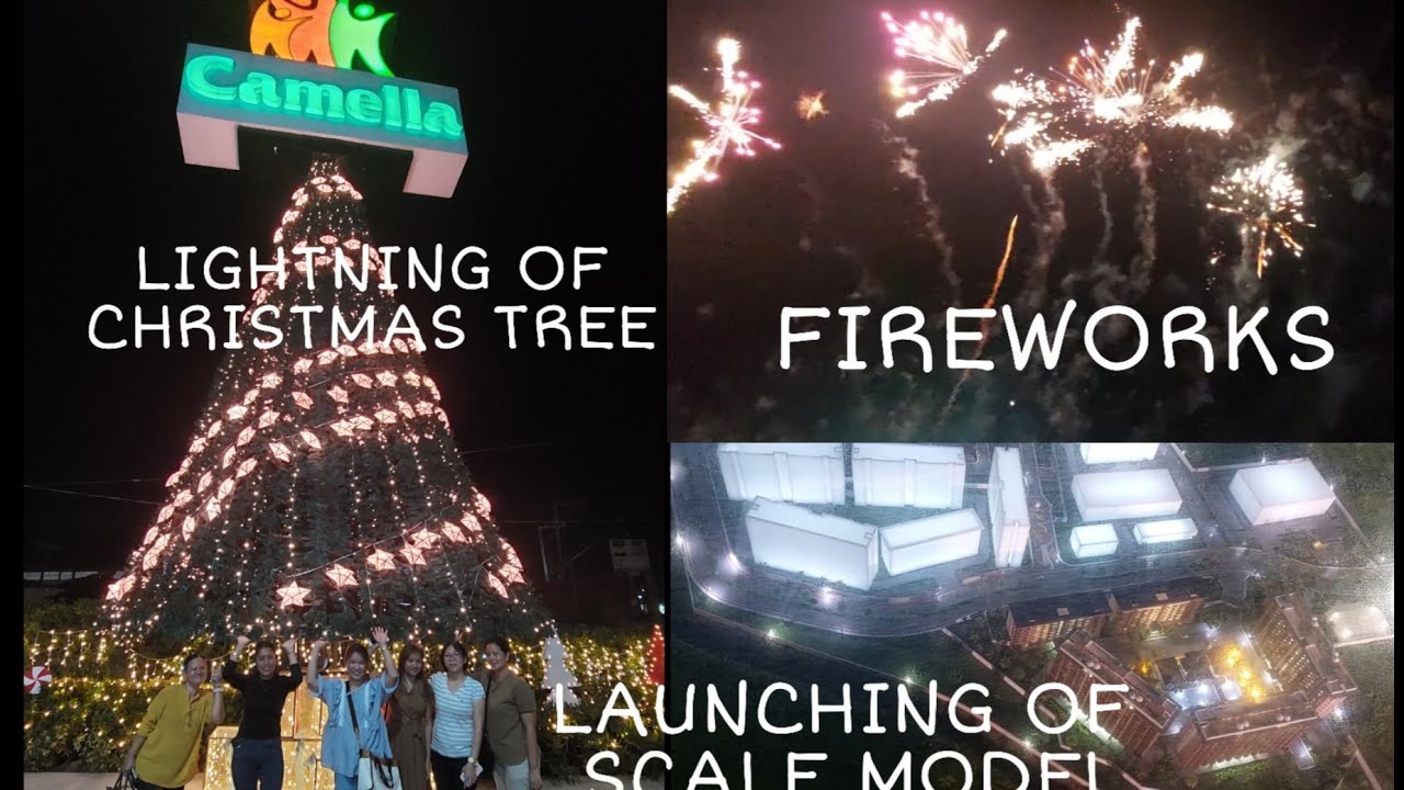 PRAVERDE LIGHTNING OF CHRISTMAS TREE, FIREWORKS AND SCALE MODEL | Wales tv