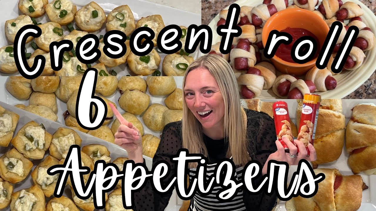 6 простых и вкусных закусок в виде рулетиков #pillsbury #superbowlpartyappetizers