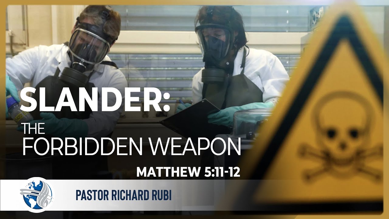 Sunday PM | Slander: The Forbidden Weapon | Pstr Richard Rubi | 10-16 -22