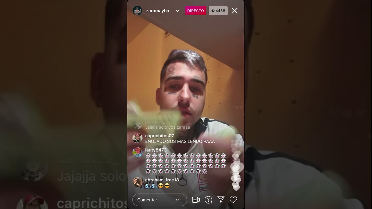 ZARAMAY se suena los MOCOS con un BILLETE de 50&euro; en VIVO