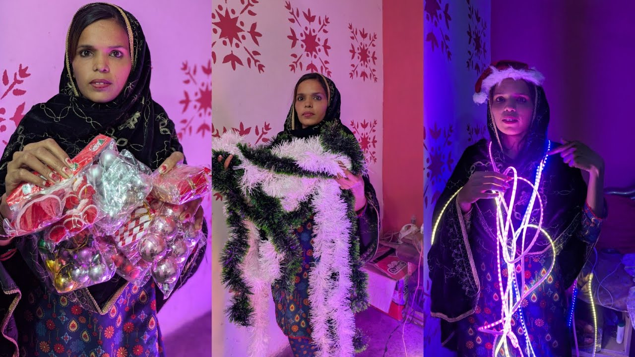 Christmas tree ka Sara Saman ly aye ab kaha lagye ge