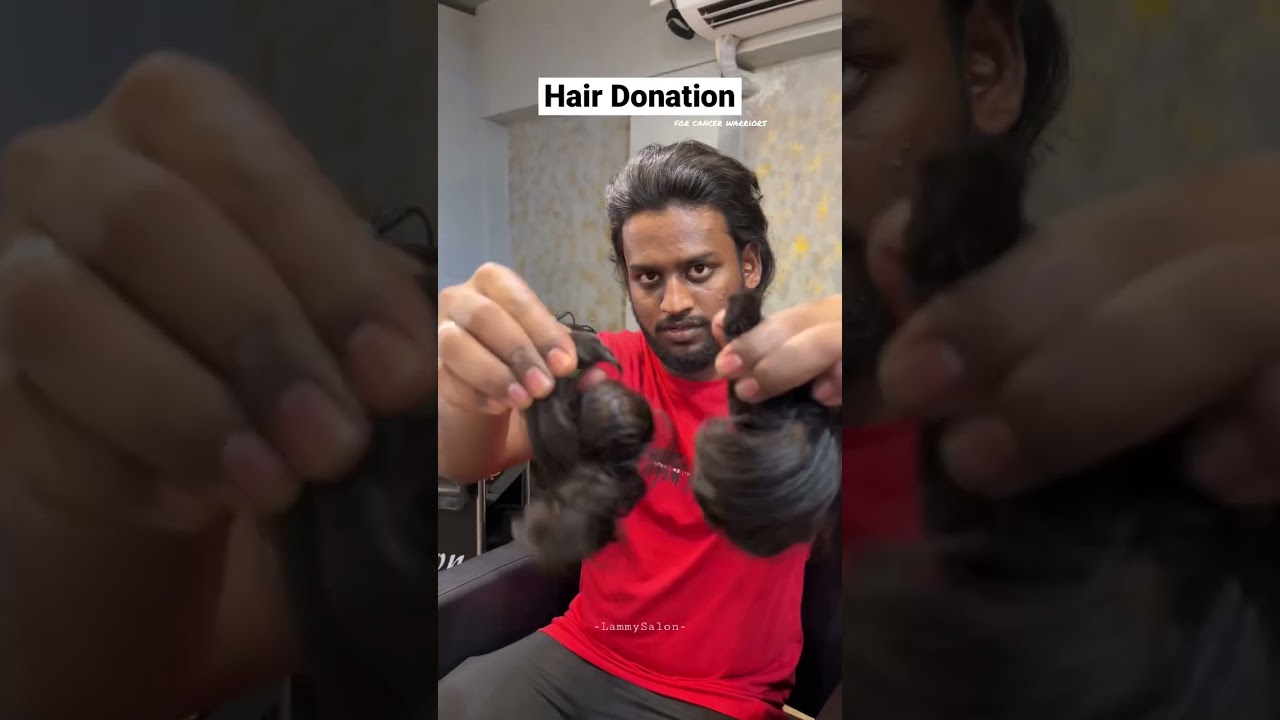 Hair Donation for cancer warriors | Lammy Salon |☎️ 7010894135 #hairdonation #for #cancer #warriors