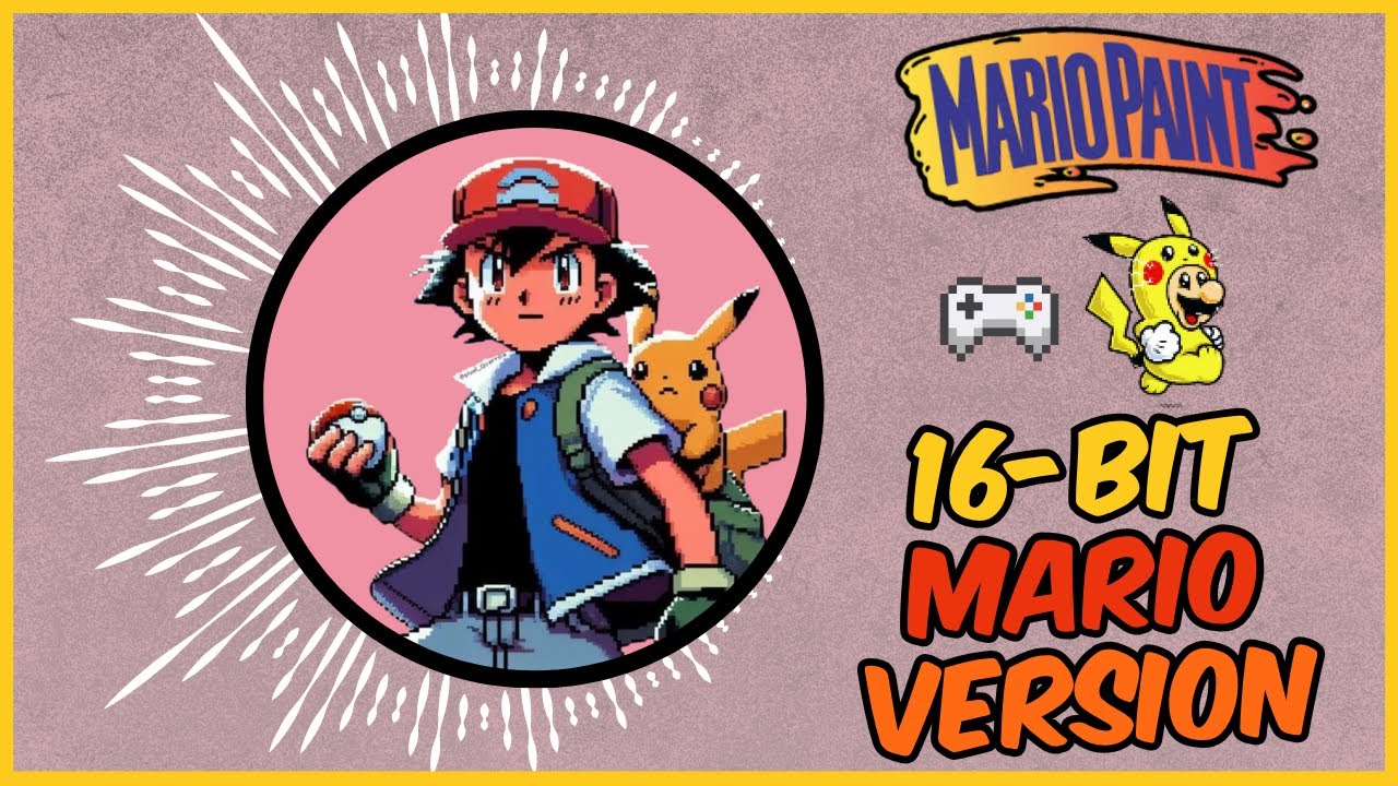 Pokemon Theme, but in 16-Bit (Mario Paint Ringtone)