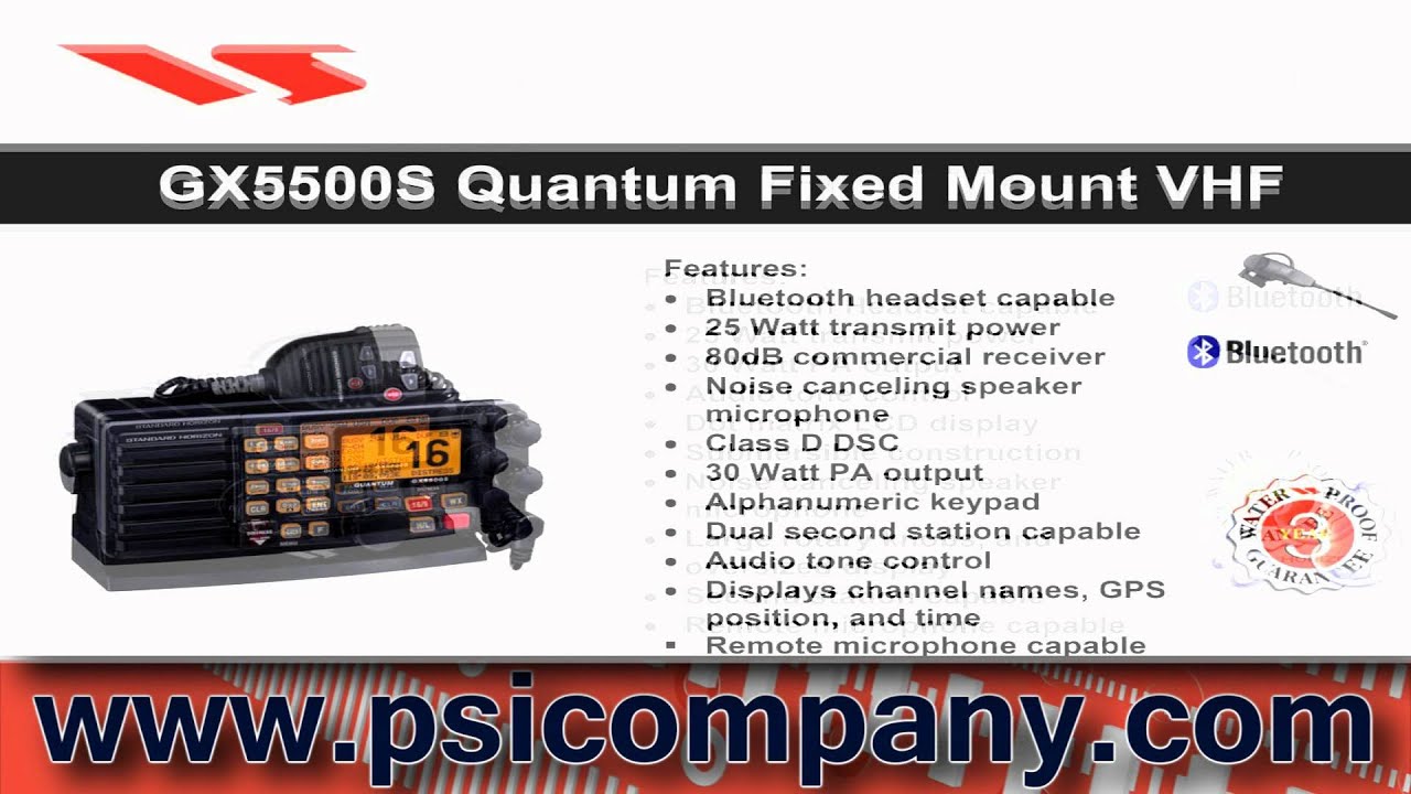Standard Horizon Fixed Mount VHF Radio Products: 2011