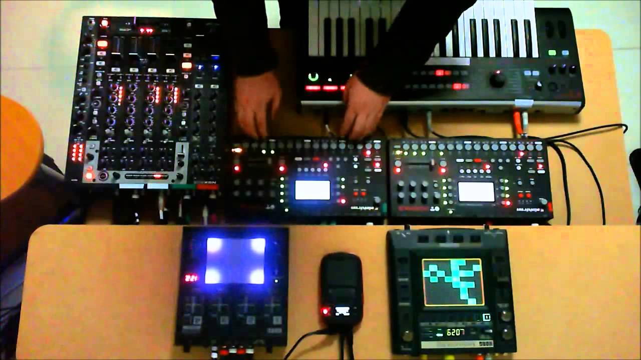 The Leaning Tower of Babel (Elektron Octatrack x2, Kaossilator Pro, KP Quad, MiniKP2, Korg R3)