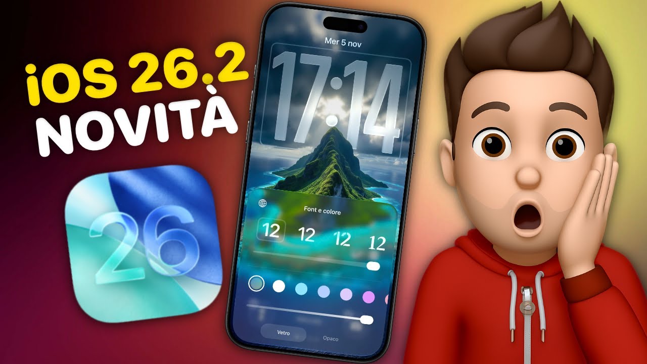 iOS 26.2 beta 1: Scopri tutte le novit&agrave; su iPhone