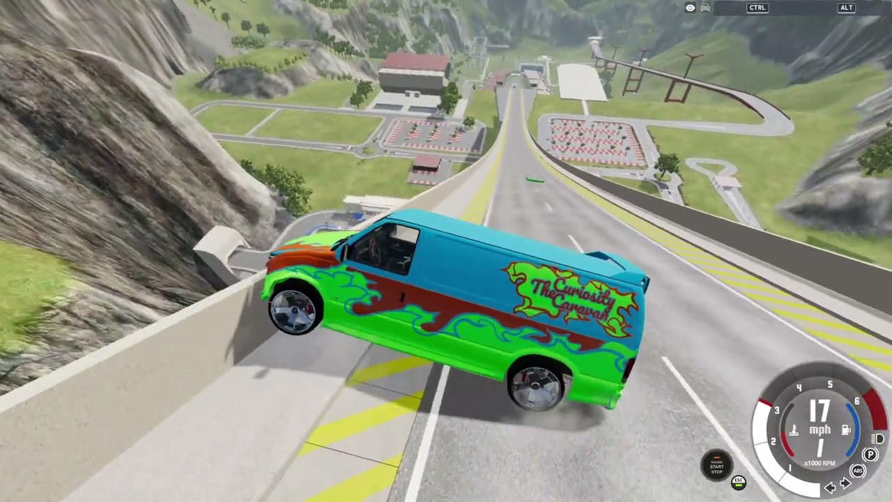 jumping with cars from a ramp video 2