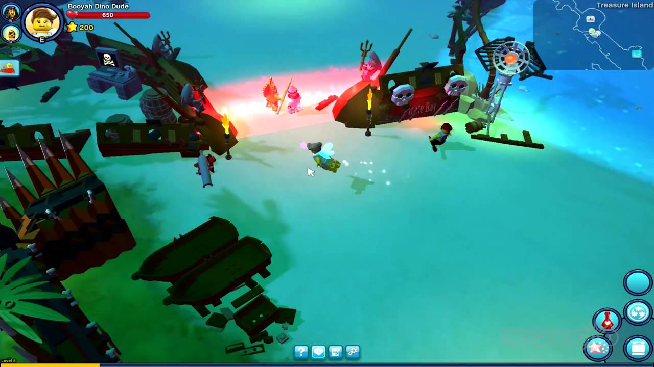 Beach Battle - LEGO Minifigures Online - Gameplay
