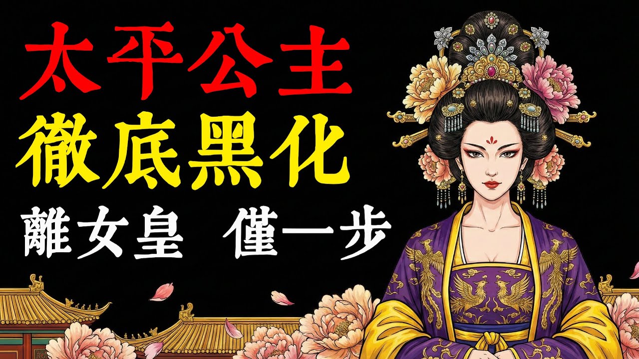 太平公主：離女皇寶座僅一步之遙，為何這半個武則天最後輸給了親侄子？  #野史 #太平公主 #李隆基 #宮廷鬥爭