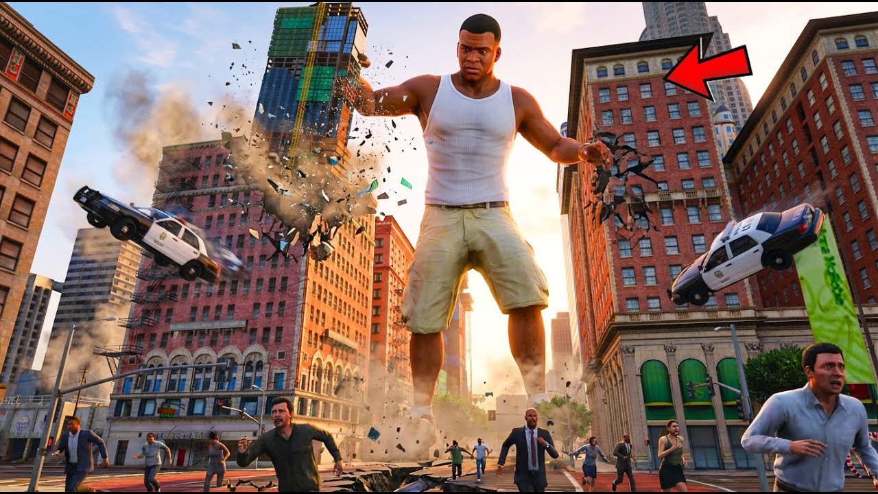 ГИГАНТ ФРАНКЛИН ҚАЛАНЫ ҚЫЙРАТТЫ (GTA V)