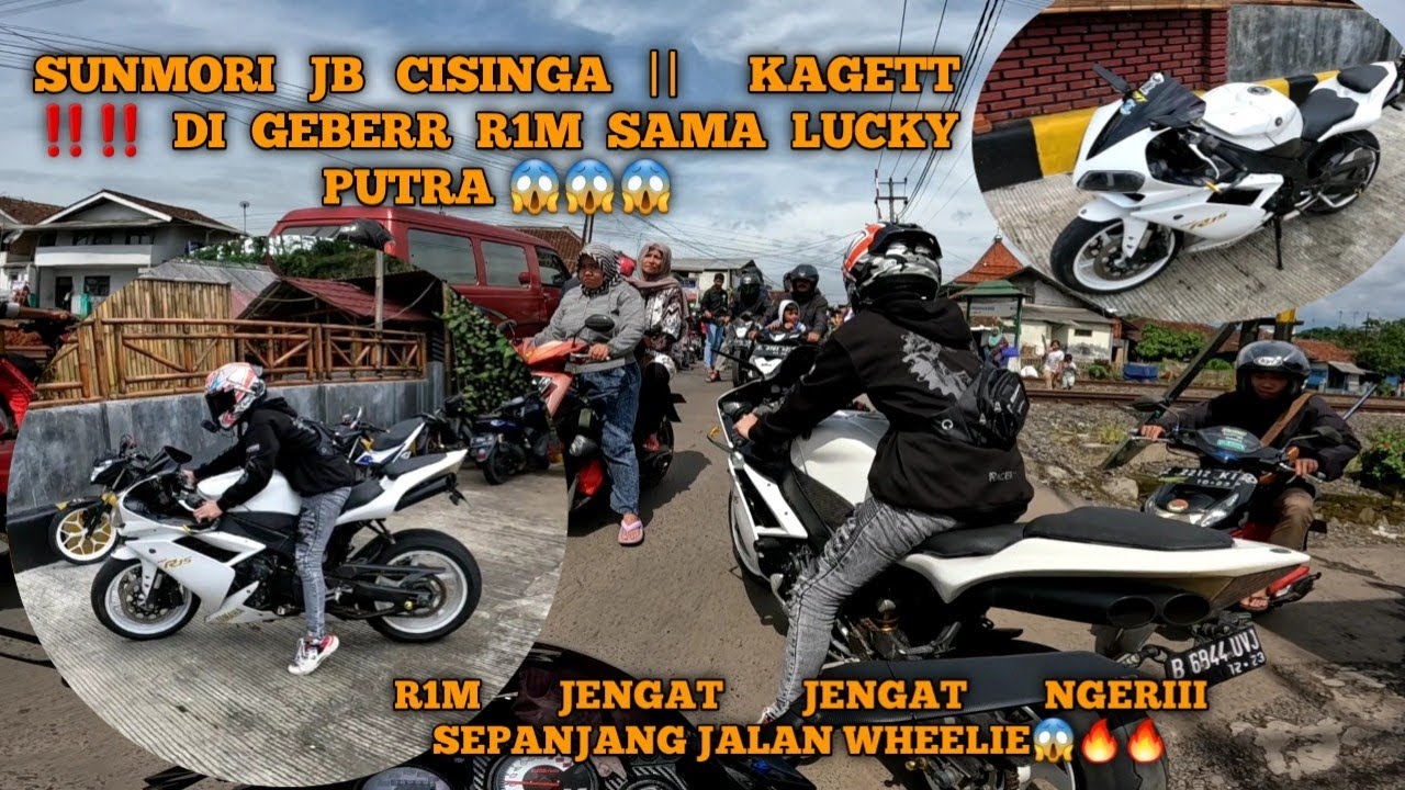 SUNMORI KE JB TASIKMALAYA || EH DI JALAN DIGEBER MOGE R1M LUCKY PUTRA 😱😱‼️‼️