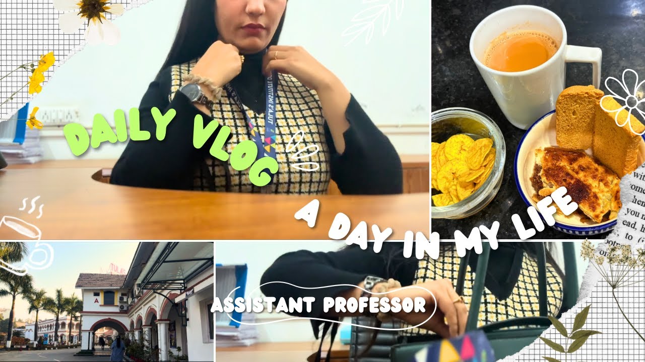 A Day in My Life as an Assistant Professor | Faculty Life | First YouTube Vlog