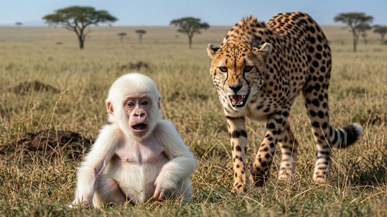 A Mother Gorilla Rejected Her Newborn baby… What Happened When a Cheetah Arrived Was Shocking