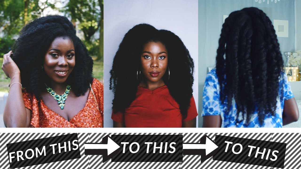 How to stretch Natural Hair WITHOUT HEAT | Obaa Yaa Jones
