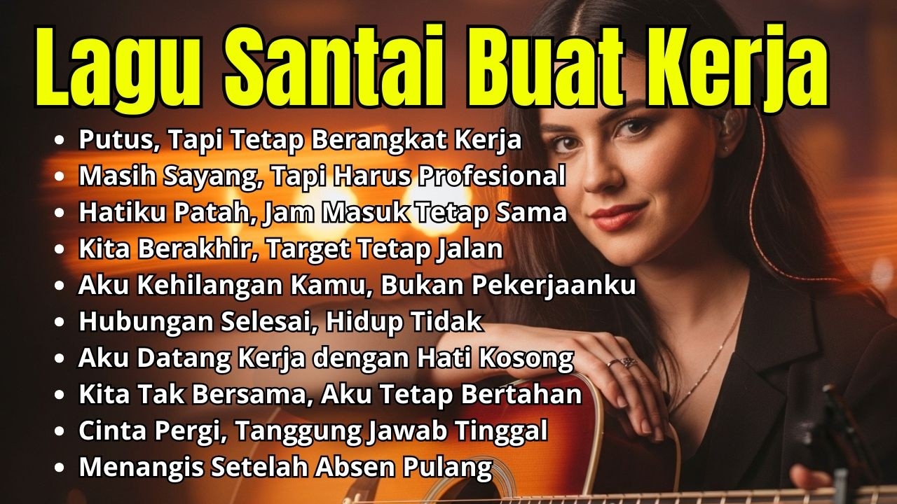 Musik Kerja Santai Slow Rock 2026 | Lagu Tenang Buat Fokus Kerja Tanpa Gangguan