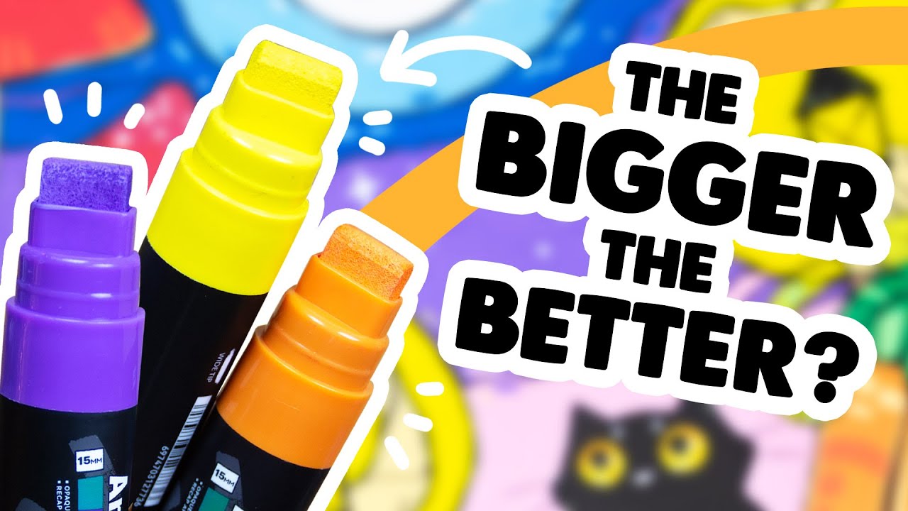 GIANT Canvas Challenge.. Использование GIANT Paint Markers